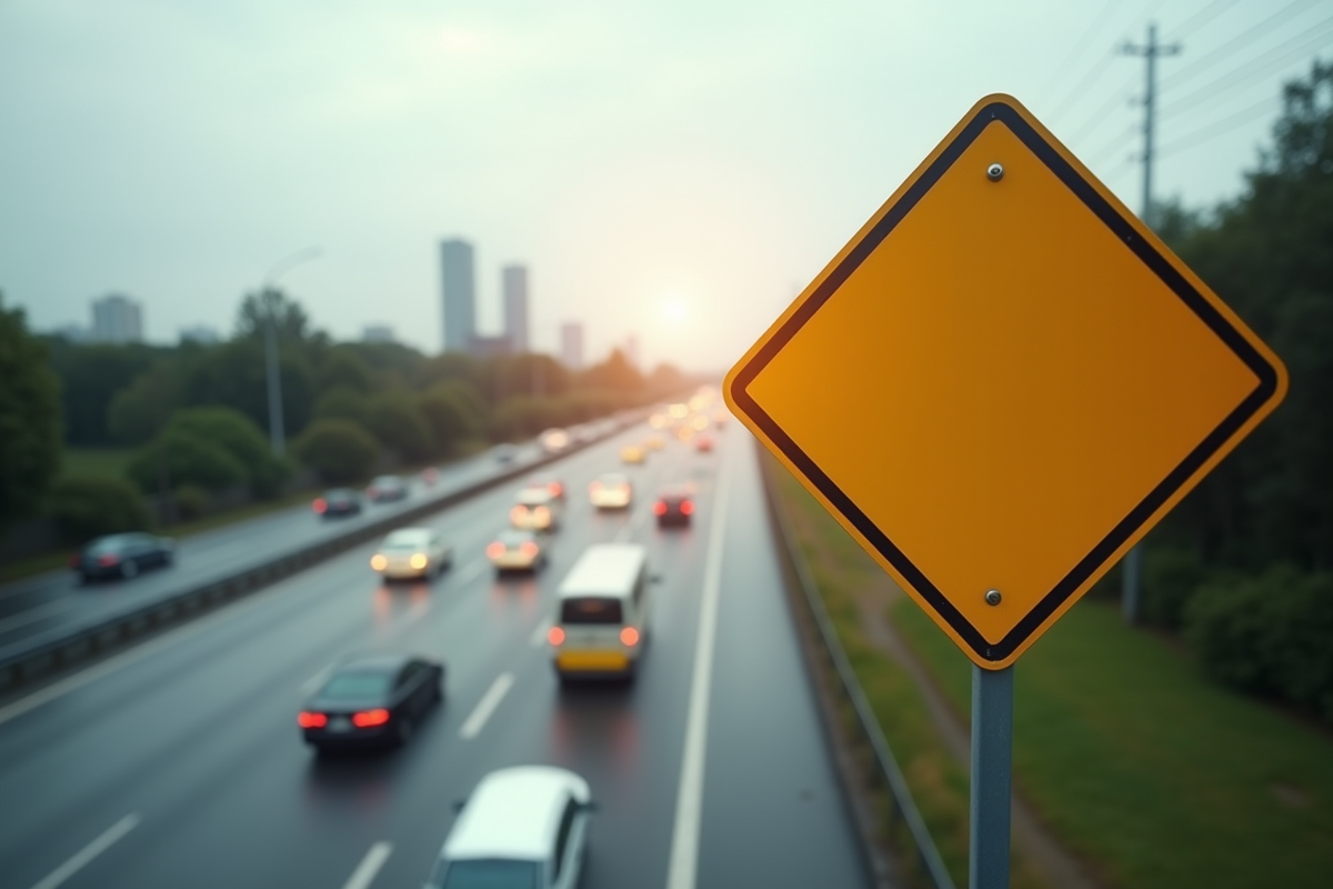 panneau autoroute