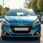 Peugeot 208 d'occasion en extérieur ensoleille