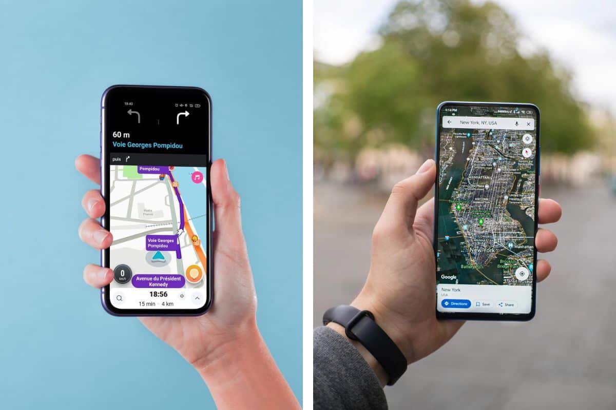 Waze ou Google Maps